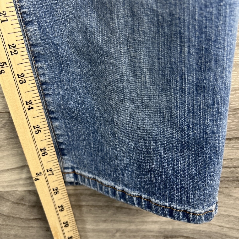 Venezia Womens Mom Jeans Light Wash Blue Plus Sz 18 Relaxed High Rise Straight - Picture 6 of 10
